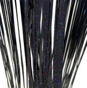 Dekoracija, LIETUTIS, JUODAS, holografinis, 100x200 cm, 1 vnt.