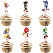 Keksiukų smeigtukai, SONIC, 12 vnt.