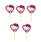 Keksiukų smeigtukai, HELLO KITTY, 10 vnt.