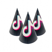 Gimtadienio kepurėlės, TIKTOK, 6 vnt.