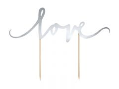Torto dekoracija, LOVE, 17 cm, 1 vnt.