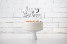 Torto dekoracija, HAPPY BIRTHDAY, 22 cm, 1 vnt.