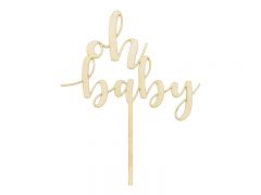 Torto dekoracija, OH BABY, 17 cm, 1 vnt.