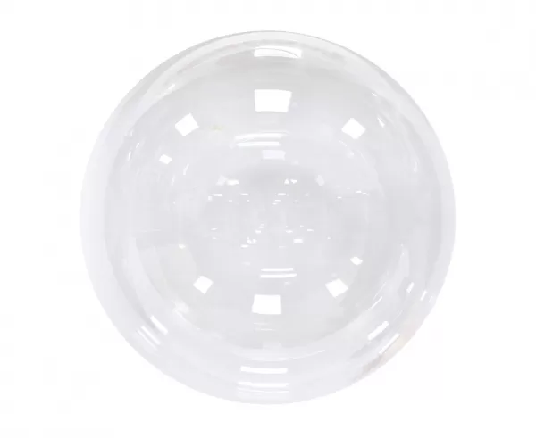 Didelis skaidrus BUBBLE balionas, 46 cm