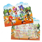 Gimtadienio kvietimai, SONIC, 10 vnt.
