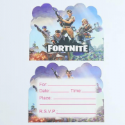 Gimtadienio kvietimai, FORTNITE, 10 vnt.