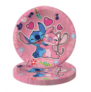 Vienkartinės lėkštutės, LILO & STICH, 18 cm, 10 vnt.