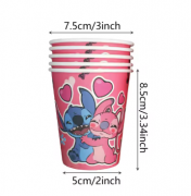 Vienkartiniai puodeliai, LILO & STICH, 10 vnt.