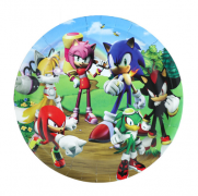Vienkartinės lėkštutės, SONIC, 18 cm, 10 vnt.