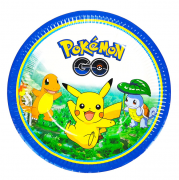 Vienkartinės lėkštutės, POKEMONAI, 18 cm, 10 vnt.