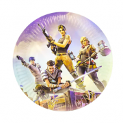 Vienkartinės lėkštutės, FORTNITE, 23 cm, 10 vnt.