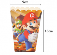 Spragėsių indeliai, SUPER MARIO 2, 8x10x14 cm, 6 vnt.