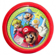 Vienkartinės lėkštutės, SUPER MARIO, 23 cm, 10 vnt.