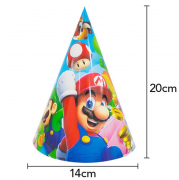 Gimtadienio kepurėlės, SUPER MARIO 2, 6 vnt.