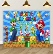 Fotosienelė, SUPER MARIO, 120 cm x 150 cm, 1 vnt.