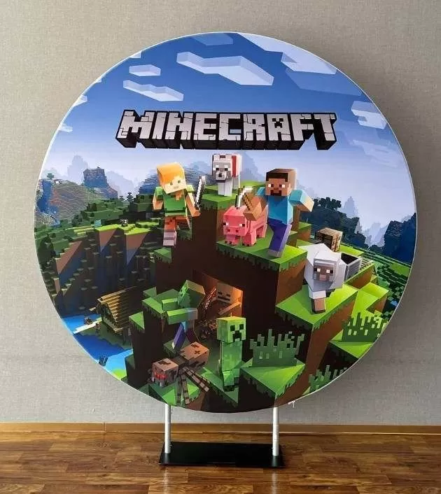 Fotosienelė, dvipusė, MAŠA IR LOKYS + MINECRAFT