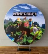 Fotosienelė, dvipusė, MAŠA IR LOKYS + MINECRAFT