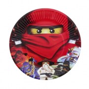 Vienkartinės lėkštutės, LEGO NINJAGO, 18 cm, 10 vnt.