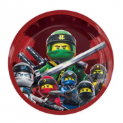 Vienkartinės lėkštutės, LEGO NINJAGO, 23 cm, 10 vnt.