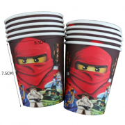 Vienkartiniai puodeliai, LEGO NINJAGO, 10 vnt.