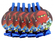 Švilpukas, išsitiesiantis, LEGO NINJAGO, 6 vnt.