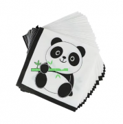 Vienkartinės servetėlės, PANDA, 33x33 cm, 20 vnt.