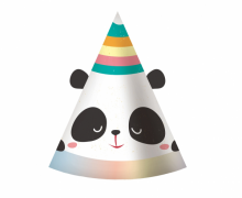 Gimtadienio kepurėlės, PANDA, 6 vnt.