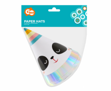 Gimtadienio kepurėlės, PANDA, 6 vnt.