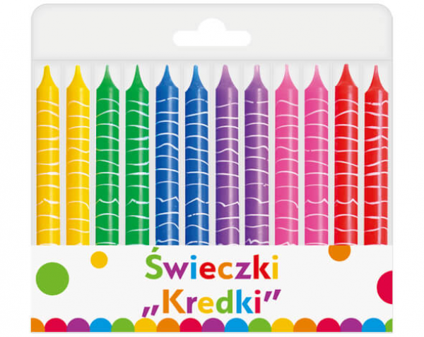 Torto žvakutės, KREIDELĖS, 12 vnt.