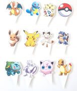 Keksiukų smeigtukai, POKEMONAI 2, 12 vnt.