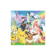 Vienkartinės servetėlės, POKEMONAI 2, 33x33 cm, 20 vnt.