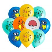 Dekoruotų balionų rinkinys, POKEMONŲ tematika, 30 cm, 20 vnt.