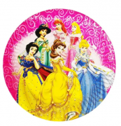 Vienkartinės lėkštutės, PRINCESĖ, 18 cm, 10 vnt.