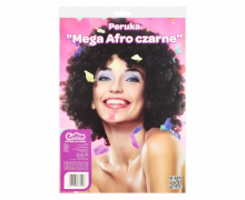 Perukas, AFRO JUODAS, 1 vnt.