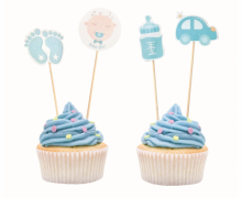 Keksiukų smeigtukai, BABY SHOWER, 12 vnt.