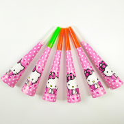Pūtimo ragas, HELLO KITTY, 6 vnt.