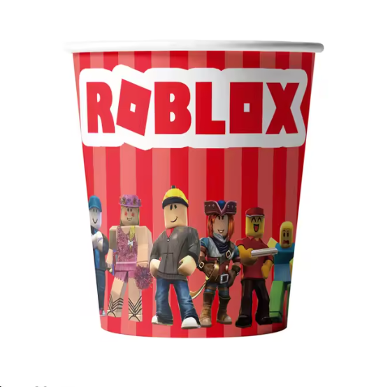 Vienkartiniai puodeliai, ROBLOX 2, 10 vnt.
