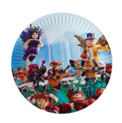 Vienkartinės lėkštutės, ROBLOX, 18 cm, 10 vnt.