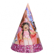 Gimtadienio kepurėlės, ROBLOX PINK, 6 vnt.