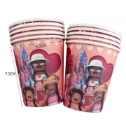 Vienkartiniai puodeliai, ROBLOX PINK, 10 vnt.