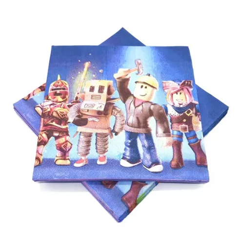Vienkartinės servetėlės, ROBLOX 2, 33x33 cm, 20 vnt.