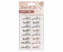 Laikinos tatuiruotės, TEAM BRIDE, 16 vnt.