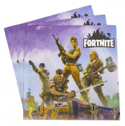 Vienkartinės servetėlės, FORTNITE, 33x33 cm, 20 vnt.