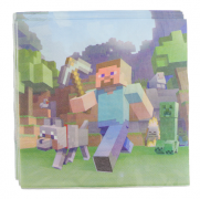 Vienkartinės servetėlės, MINECRAFT, 33x33 cm, 20 vnt.