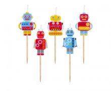 Žvakutės, ROBOTAS, 3 cm, 5 vnt.