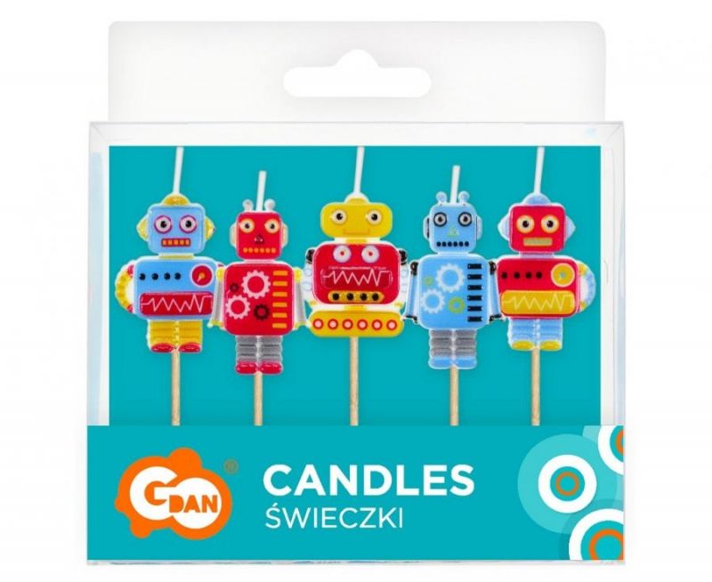 Žvakutės, ROBOTAS, 3 cm, 5 vnt.