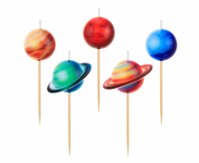 Torto žvakutės, PLANETOS, 5 vnt.