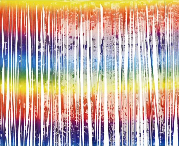 Dekoracija, LIETUTIS, SPALVOTAS, 90x240 cm, 1 vnt.