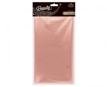 Vienkartinė staltiesė, ROSE GOLD BLIZGI, 137x183 cm, 1 vnt.