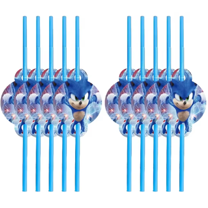 Vienkartiniai šiaudeliai, SONIC 2, 10 vnt.